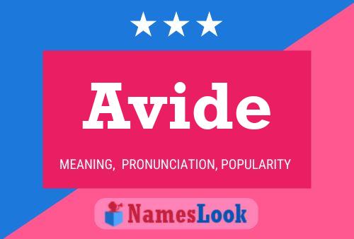 Avide Name Poster