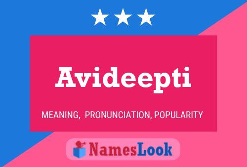 Avideepti Name Poster