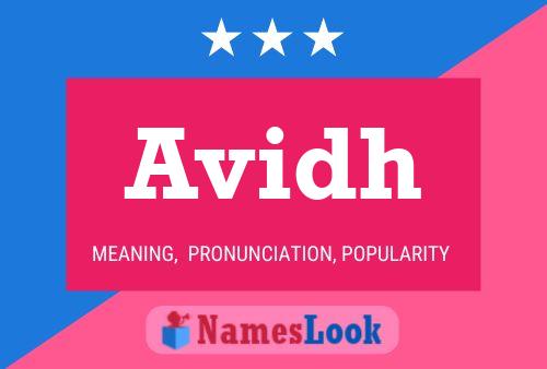 Avidh Name Poster