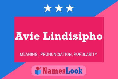 Avie Lindisipho Name Poster