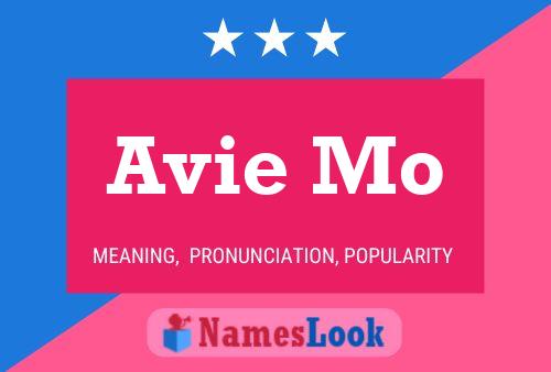 Avie Mo Name Poster