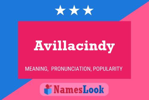 Avillacindy Name Poster