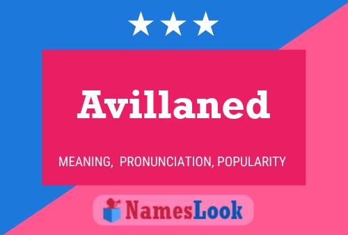 Avillaned Name Poster