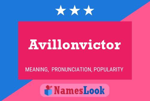 Avillonvictor Name Poster