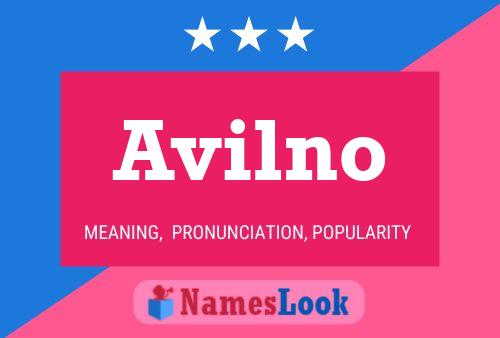 Avilno Name Poster