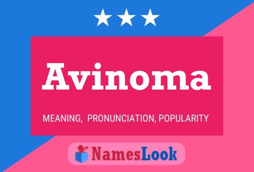 Avinoma Name Poster