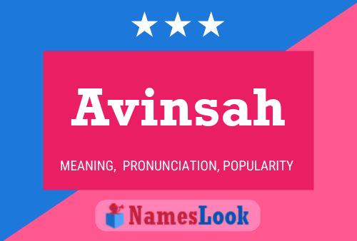 Avinsah Name Poster