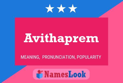 Avithaprem Name Poster