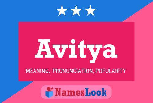 Avitya Name Poster