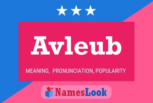 Avleub Name Poster