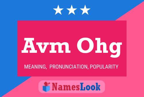 Avm Ohg Name Poster