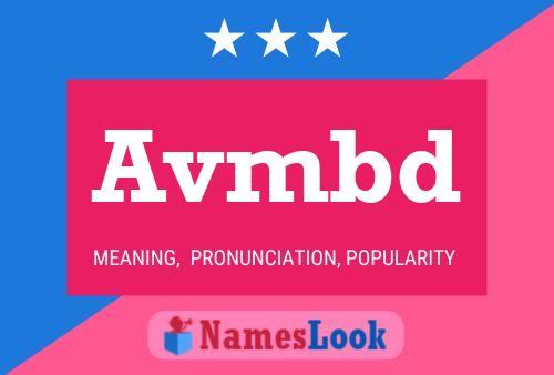 Avmbd Name Poster