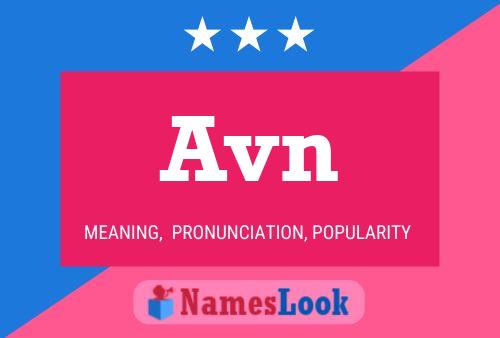 Avn Name Poster