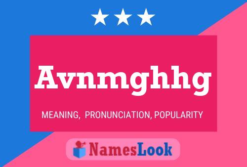 Avnmghhg Name Poster