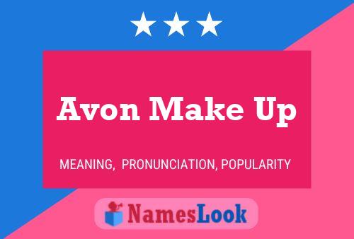 Avon Make Up Name Poster