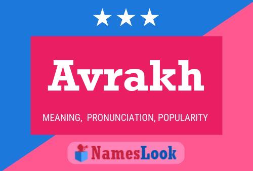 Avrakh Name Poster