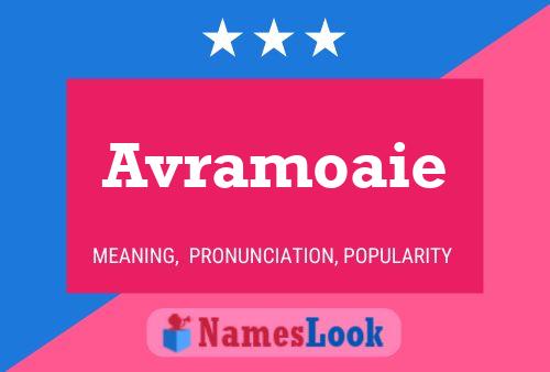 Avramoaie Name Poster