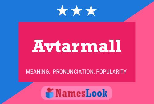 Avtarmall Name Poster