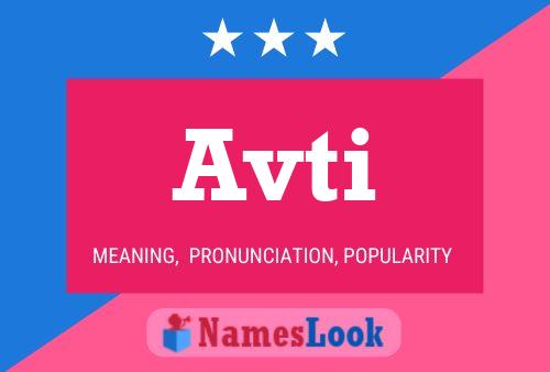 Avti Name Poster