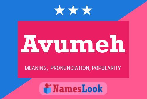 Avumeh Name Poster