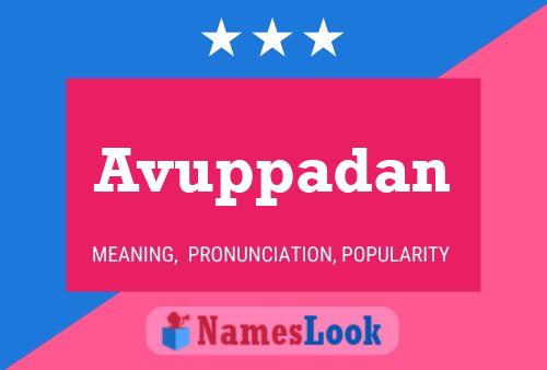 Avuppadan Name Poster