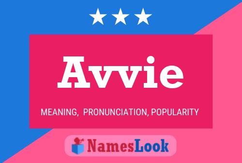 Avvie Name Poster