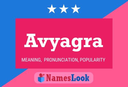 Avyagra Name Poster