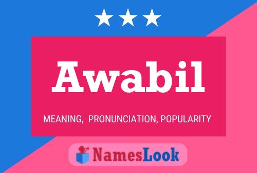 Awabil Name Poster