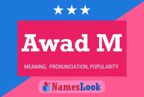 Awad M Name Poster