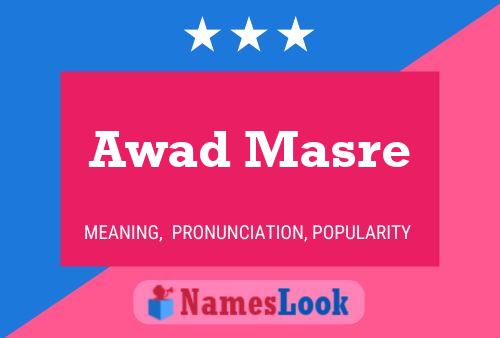 Awad Masre Name Poster