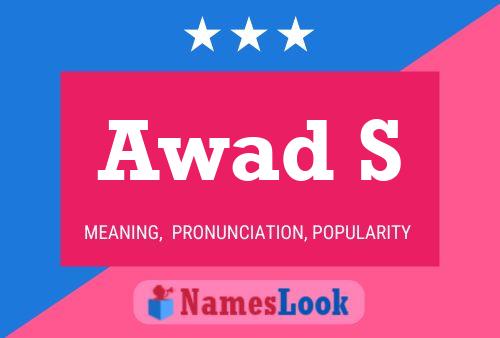 Awad S Name Poster