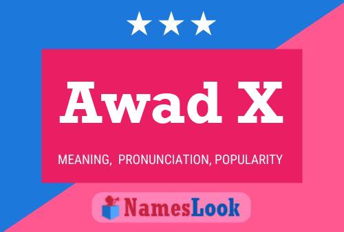 Awad X Name Poster