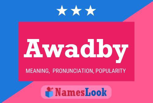 Awadby Name Poster