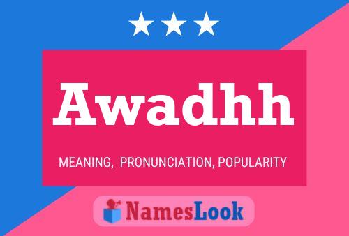 Awadhh Name Poster