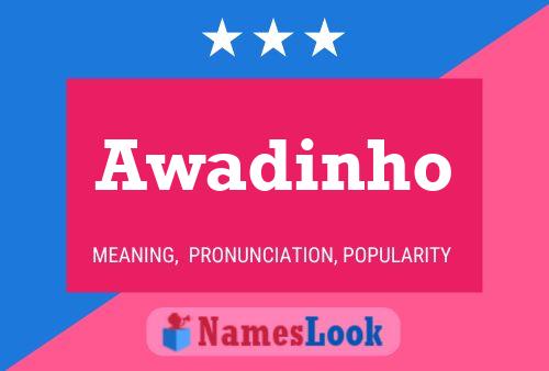 Awadinho Name Poster