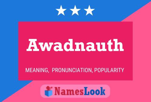 Awadnauth Name Poster