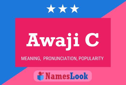 Awaji C Name Poster