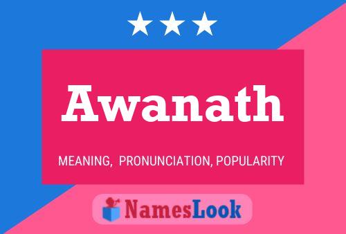 Awanath Name Poster