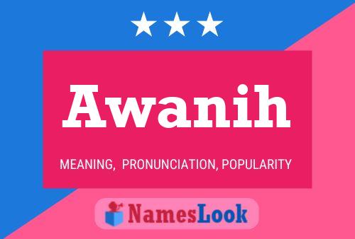 Awanih Name Poster