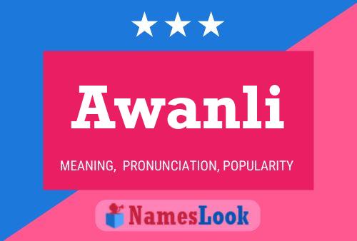 Awanli Name Poster