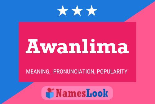 Awanlima Name Poster