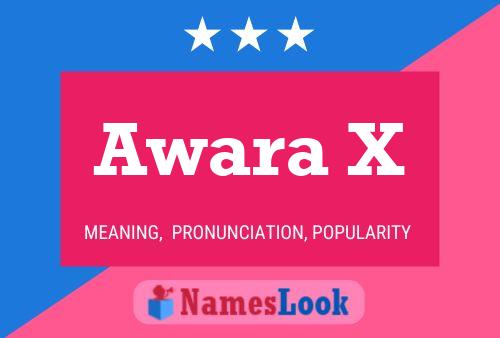 Awara X Name Poster