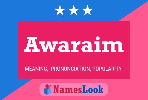 Awaraim Name Poster