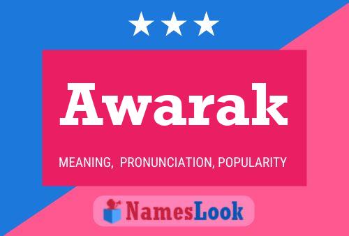 Awarak Name Poster