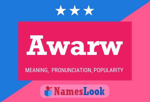 Awarw Name Poster