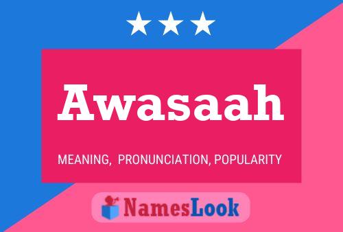 Awasaah Name Poster