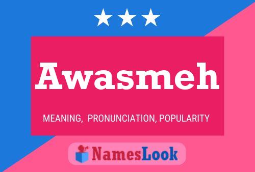 Awasmeh Name Poster