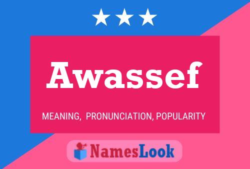 Awassef Name Poster