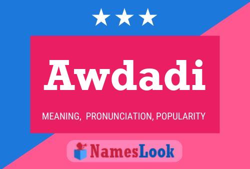 Awdadi Name Poster