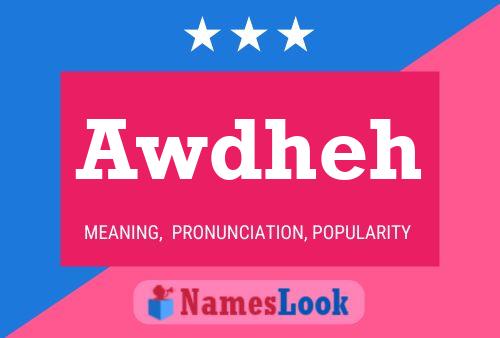 Awdheh Name Poster